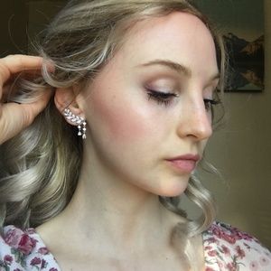 Francescas earrings/ ear crawlers "like a feather"